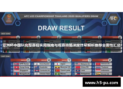 亚洲杯中国队完整赛程实用指南与观赛策略深度详尽解析推荐全面性汇总