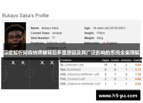 深度解析阿森纳遭禁背后多重原因及其广泛影响的系统全面理解