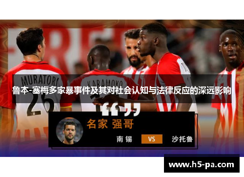 鲁本-塞梅多家暴事件及其对社会认知与法律反应的深远影响